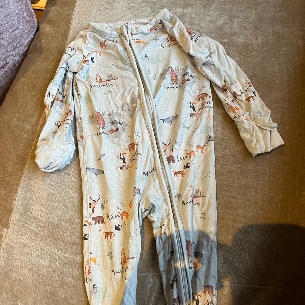 Little one shop continent onesie